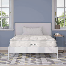Load image into Gallery viewer, Jenna 8" Innerspring and Foam Mattress in White