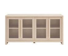 Load image into Gallery viewer, Evren 4-Door Sideboard Storage Display Cabinet in Ash