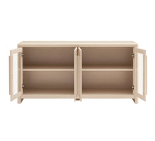 Load image into Gallery viewer, Evren 4-Door Sideboard Storage Display Cabinet in Ash
