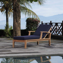 Load image into Gallery viewer, Marina Outdoor Patio Teak Single Chaise