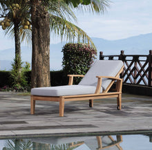 Load image into Gallery viewer, Marina Outdoor Patio Teak Single Chaise