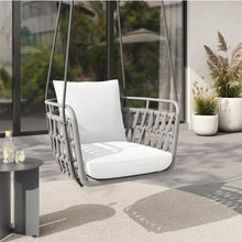 Load image into Gallery viewer, Kaliah Outdoor Patio Aluminum Swing Chair