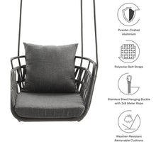 Load image into Gallery viewer, Kaliah Outdoor Patio Aluminum Swing Chair