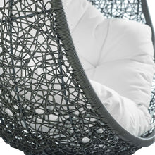 Load image into Gallery viewer, Hide Outdoor Patio Swing Chair With Stand in Gray White