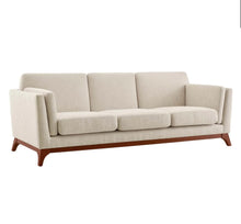 Load image into Gallery viewer, Chance Upholstered Fabric Sofa in Beige