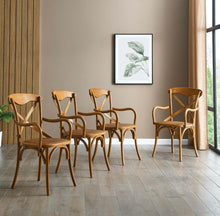 Load image into Gallery viewer, Gear Dining Armchair Set of 4 in Walnut