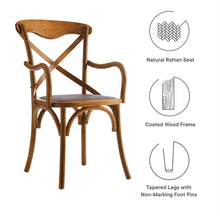 Load image into Gallery viewer, Gear Dining Armchair Set of 4 in Walnut