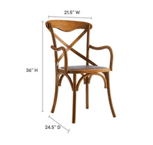 Load image into Gallery viewer, Gear Dining Armchair Set of 4 in Walnut