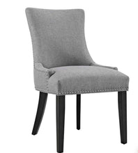 Load image into Gallery viewer, Marquis Fabric Dining Chair Set of 4 in Light Gray
