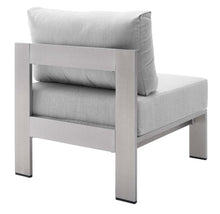 Load image into Gallery viewer, Shore 9 Piece Sunbrella® Fabric Outdoor Patio Aluminum Sectional Sofa Set