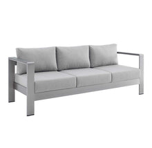 Load image into Gallery viewer, Shore 3 Piece Sunbrella® Fabric Outdoor Patio Aluminum Set