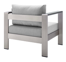 Load image into Gallery viewer, Shore 4 Piece Sunbrella® Fabric Outdoor Patio Aluminum Set