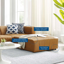 Load image into Gallery viewer, Bartlett Vegan Leather Sectional Sofa