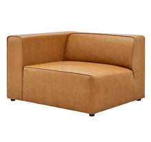 Load image into Gallery viewer, Mingle Vegan Leather Sectional Sofa