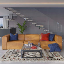 Load image into Gallery viewer, Mingle Vegan Leather Sectional Sofa