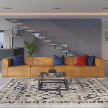 Load image into Gallery viewer, Mingle Vegan Leather Sectional Sofa