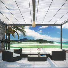 Load image into Gallery viewer, Corona 7 Piece Outdoor Patio Sectional Set in Espresso White