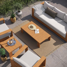 Load image into Gallery viewer, Tahoe Outdoor Patio Acacia Wood Furniture Set in Natural Light Gray