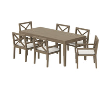 Load image into Gallery viewer, NorthlakeOutdoor Patio Teak Wood Dining Set in Weathered Gray
