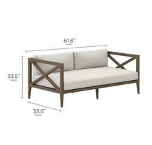 Load image into Gallery viewer, Northlake Outdoor Patio Teak Wood Furniture Set in Weathered Gray