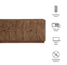 Load image into Gallery viewer, Veda 72" Mango Wood Sideboard Cabinet in Walnut