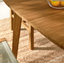 Load image into Gallery viewer, Vienna 5-Piece Outdoor Patio Teak and Rope Dining Set with Armless Chairs