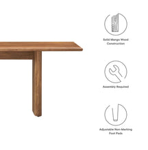 Load image into Gallery viewer, Amistad Wood Bench in Walnut