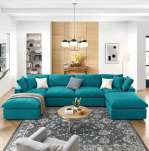 Load image into Gallery viewer, Commix Down Filled Overstuffed 6-Piece Sectional Sofa