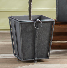 Load image into Gallery viewer, Antique Gray Tapered Planter