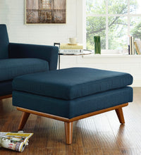 Load image into Gallery viewer, Engage Upholstered fabric ottoman