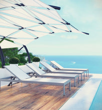 Load image into Gallery viewer, Shore Chaise Outdoor Patio Aluminum Set of 4