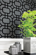 Load image into Gallery viewer, Portier Flock Wallpaper sample