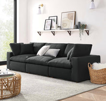 Load image into Gallery viewer, Commix Down Filled Overstuffed 3 Piece Sectional Sofa Set