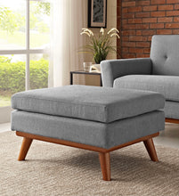 Load image into Gallery viewer, Engage Upholstered fabric ottoman