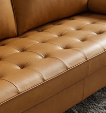 Load image into Gallery viewer, Valour Leather Sofa in Tan