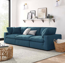 Load image into Gallery viewer, Commix Down Filled Overstuffed 3 Piece Sectional Sofa Set