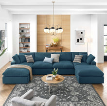 Load image into Gallery viewer, Commix Down Filled Overstuffed 6-Piece Sectional Sofa
