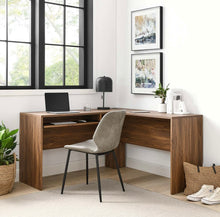 Load image into Gallery viewer, Venture L-Shaped Wood Office Desk