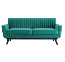 Load image into Gallery viewer, Engage Channel Tufted Performance Velvet Loveseat