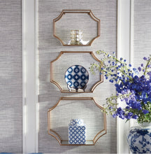 Load image into Gallery viewer, Hudson Mirrored Wall Shelves, set of 3