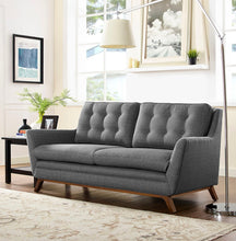 Load image into Gallery viewer, Beguile Upholstered Fabric Loveseat