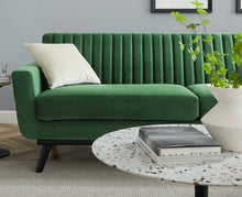 Load image into Gallery viewer, Engage Channel Tufted Performance Velvet Sofa