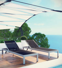 Load image into Gallery viewer, Shore Chaise Outdoor Patio Aluminum Set of 2