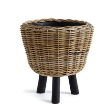 Load image into Gallery viewer, Woven Rattan Dry Basket Plant Riser