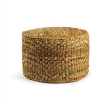 Load image into Gallery viewer, Seagrass Ottoman and Pouf