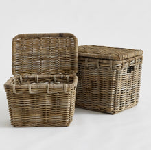 Load image into Gallery viewer, RUTHIE STORAGE TRUNKS, SET OF 2