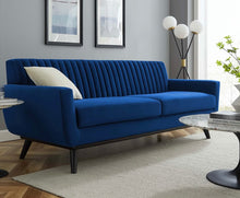 Load image into Gallery viewer, Engage Channel Tufted Performance Velvet Sofa