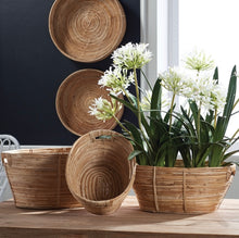 Load image into Gallery viewer, Cane Baskets, set of 3