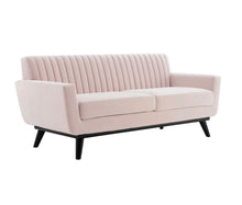 Load image into Gallery viewer, Engage Channel Tufted Performance Velvet Loveseat