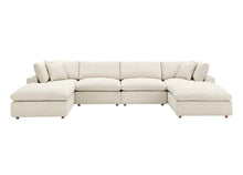 Load image into Gallery viewer, Commix Down Filled Overstuffed 6-Piece Sectional Sofa